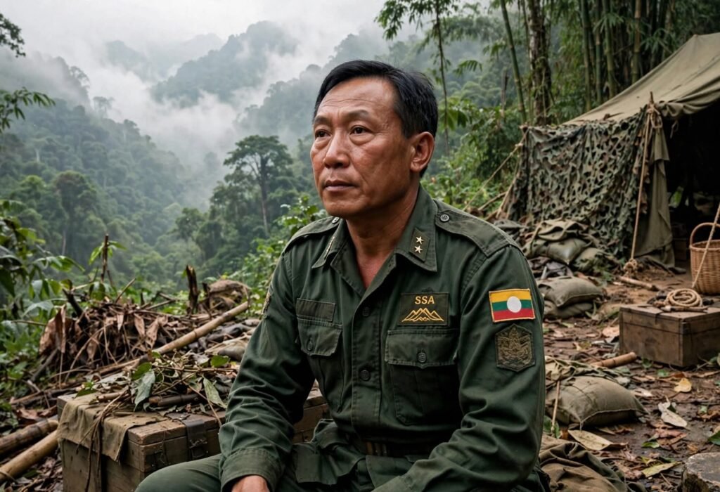 Khun Sa The Opium King of the Golden Triangle in jungle camp